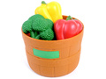 Игровой набор "Овощи в ведерке" (10 элементов)