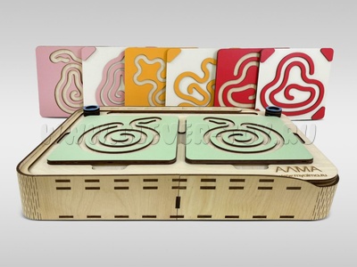 Межполушарный лабиринт (фрукты и овощи)