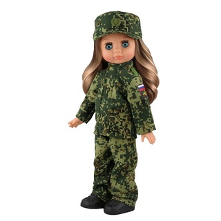 Кукла Эля военная